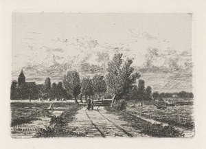 krajobraz polderowy autorstwa Jan Heppener