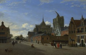 Widok w Kolonii, ok. godz. 1660 autorstwa Jan Heyden van der
