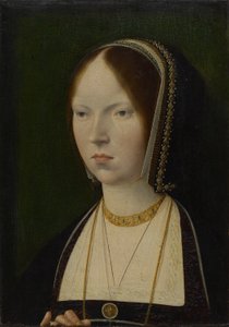 Kobieta, tradycyjnie identyfikowana jako Izabela I Kastylijska, ok. 1492-97 (olej na desce)