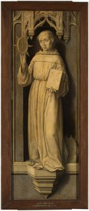 „„Święty Bernardino ze Sieny (1380-1444)”” (św. Bernardino ze Sieny) Obraz Jana Provosta (Provoost) (1465-1529) - c 1510 - Olej na drewnie Dim 123x45 cm Museo del Prado, Madryt