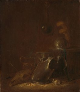 Martwa natura z narzędziami wojny autorstwa Jan Jansz Buesem (attributed to)