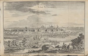 Astrachań Od: Trzy niezwykłe podróże, 1675 autorstwa Jan Jansz. Struys