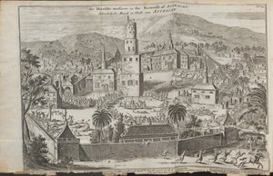 Zamieszki Stepana Razina w Astrachaniu Od: Trzy niezwykłe podróże, 1675 autorstwa Jan Jansz. Struys