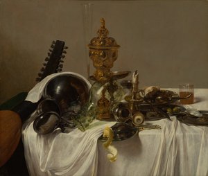 Banquet Piece, ok.1635 (olej na łożu) autorstwa Jan Jansz. den Uyl