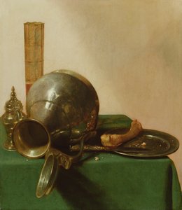 Martwa natura z przewróconym dzbanem, ok. 1632-37 autorstwa Jan Jansz. den Uyl