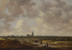 Widok Hagi od północnego zachodu, 1647. autorstwa Jan Josephsz van Goyen