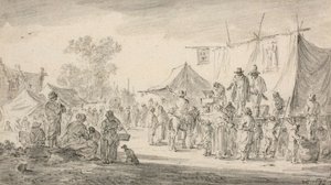 Jarmark Wiejski, 1653 autorstwa Jan Josephsz van Goyen