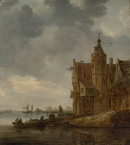 Wiejski Dom nad Wodą, 1646. autorstwa Jan Josephsz van Goyen