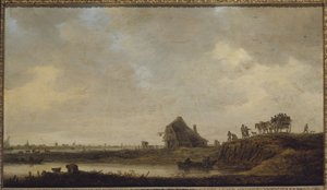 Zajazd nad rzeką autorstwa Jan Josephsz van Goyen