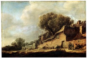 Pejzaż z Chłopską Chatą, 1631. autorstwa Jan Josephsz van Goyen