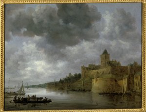 Valkhof w Nymwegen, 1642 autorstwa Jan Josephsz van Goyen