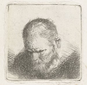 mężczyzna z brodą autorstwa Jan Lievens (possibly)