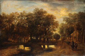 Wieczorny pejzaż autorstwa Jan Lievens