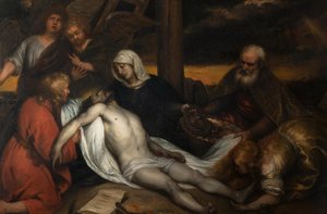 Opłakiwanie Chrystusa autorstwa Jan Lievens