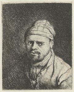 Popiersie kucharza w czapce autorstwa Jan Lievens