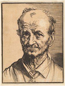Popiersie łysiejącego mężczyzny autorstwa Jan Lievens