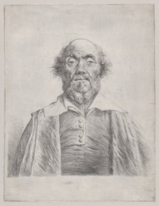 Popiersie starszego mężczyzny, 1620-74. autorstwa Jan Lievens