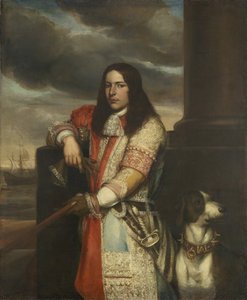 Engel de Ruyter 1649-1683, holenderski wiceadmirał, 1680
