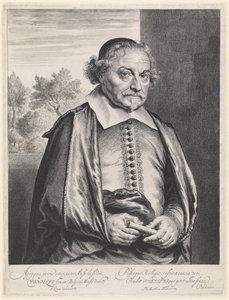 Joost van den Vondel autorstwa Jan Lievens