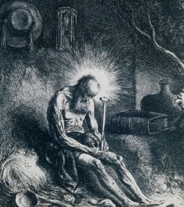 Święty Hieronim autorstwa Jan Lievens