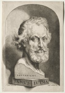 Portret Janusa Lutmy Starszego autorstwa Jan Lutma II