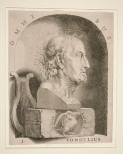 Portret Joosta van den Vondel (1587-1679) autorstwa Jan Lutma The Younger