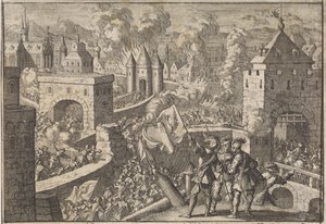 Podbój Magdeburga, 1631 autorstwa Jan Luyken (attributed to)