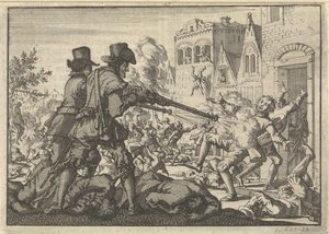 Morderstwo reformowanych w Tirano, 1620 autorstwa Jan Luyken