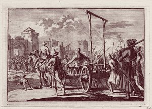 Stenka Razin przed egzekucją w Moskwie, 1698