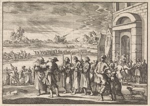 Prześladowania protestantów we Francji, 1672 autorstwa Jan Luyken