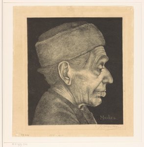 Portret Douwe w kapeluszu