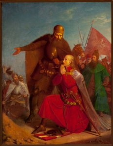 Władysław Jagiełło z Witoldem modlący się przed bitwą pod Grunwaldem autorstwa Jan Matejko
