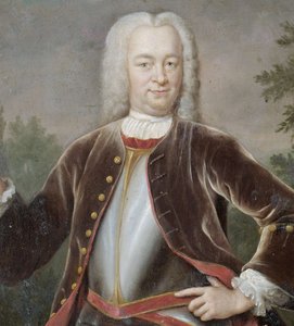 Holenderski: Gustaaf Willem baron van Imhoff (1705-50). Gubernator generalny (1743-50) Portret Gustaafa Willema, barona van Imhoffa, gubernatora generalnego Holenderskiej Kompanii Wschodnioindyjskiej autorstwa Jan Maurits Quinkhard