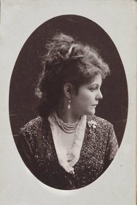 Portret pianistki i kompozytorki Sophie Menter 1846-1918 , 1893. autorstwa Jan Mieczkowski