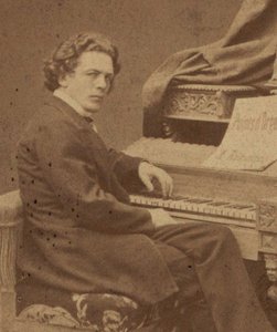 Portret kompozytora Antona Rubinsteina 1829-1894, ok. 1860-1870. autorstwa Jan Mieczkowski