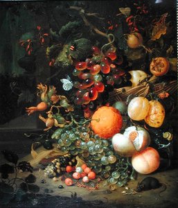 Martwa natura z owocami, 1704