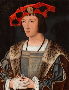 Portret mężczyzny zakładającego rękawiczkę, ok. 1520 r. (olej na desce)