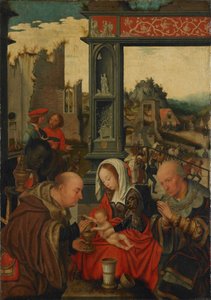 Adoracja Królów, 1525 autorstwa Jan Mostaert