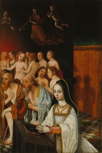 Dusze Sprawiedliwego i Dawcy, c. 1520 autorstwa Jan Mostaert