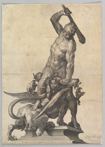 Herkules zabija Hydrę, ca. 1602.