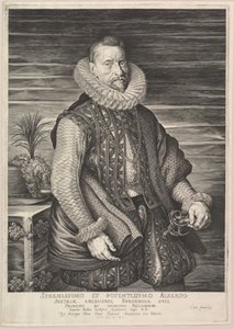Portret Alberta, arcyksięcia Austrii, suwerena południowej Holandii, 1615. autorstwa Jan Muller