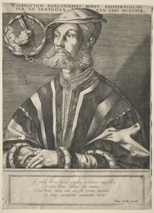 Portret Bernarda Knipperdollinga. autorstwa Jan Muller