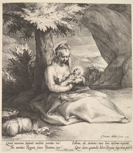 Odpocznij w locie do Egiptu, ok. godz. 1613. autorstwa Jan Muller