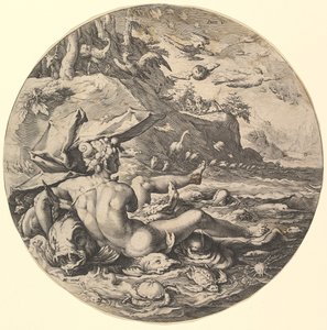 Dzień piąty umiera V, z cyklu Stworzenie świata, ca. 1597.