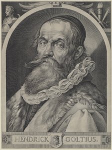 Portret Hendricka Goltziusa autorstwa Jan Muller, Hendrick Goltzius