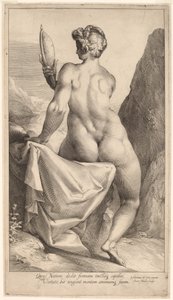 Roztropność autorstwa Jan Muller, after Adriaen de Vries