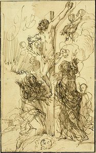 Ukrzyżowanie autorstwa Jan Philipsz. van Bouckhorst