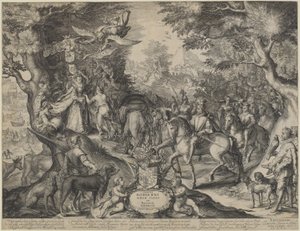 Alegoria Kwitnącego Stanu Zjednoczonych Prowincji autorstwa Jan Pietersz Saenredam