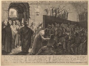 Jaskinia Platona autorstwa Jan Pietersz Saenredam after Cornelis Cornelisz van Haarlem