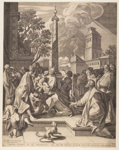 Chrystus i dzieci autorstwa Jan Sadeler I
